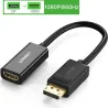CablesUGREEN - Adaptador DP a HDMI - Cable 4K - 1080P