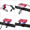 Luces3XT6 - 5V USB - Luz de bicicleta LED - lámpara delantera - resistente al agua