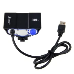 Luces3XT6 - 5V USB - Luz de bicicleta LED - lámpara delantera - resistente al agua