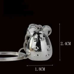 llaveroMini raton metalico - llavero
