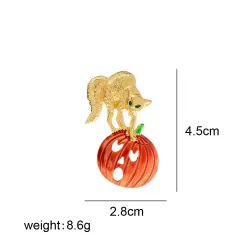 BrochesBroche gato / calabaza