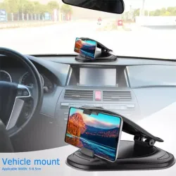 Universal car phone holder - dashboard stand - rotatable - sticky baseHolders
