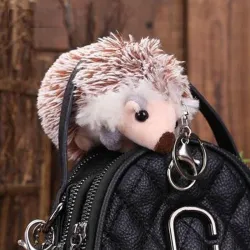 llaveroLlavero erizo - pompón de peluche