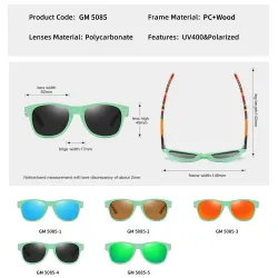 Gafas de solGafas de sol clásicas de madera - polarizadas - UV 400 - unisex