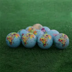 Golf ball - printed world mapGolf