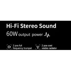 MIFA A90 - Bluetooth speaker - with Class D amplifier - waterproof - 60WBluetooth speakers