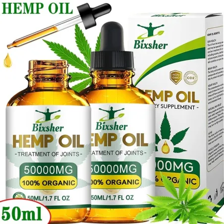 MasajeAceite de cáñamo orgánico - artritis reumatoide - alivio del dolor muscular - aceite de masaje