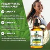 MasajeAceite de cáñamo orgánico - artritis reumatoide - alivio del dolor muscular - aceite de masaje