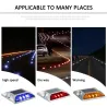 Alumbrado públicoReflector LED solar - luz de carretera - lámpara de advertencia - aluminio