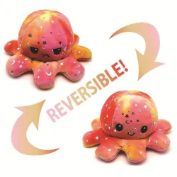Animales de peluchePeluche reversible - pulpo navideño
