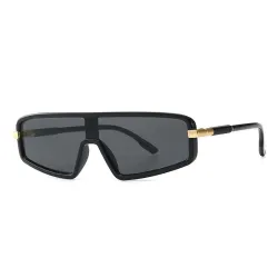 Cat eye sunglasses - oversized - one piece flat top - UV400 - unisexSunglasses