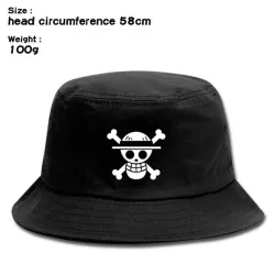 Sombreros & gorrasGorro de lona - estilo bucket - negro - con estampado de calaveras