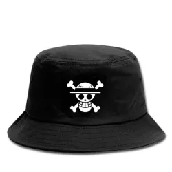 Sombreros & gorrasGorro de lona - estilo bucket - negro - con estampado de calaveras