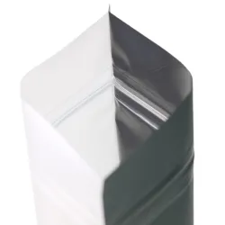 Reclosable plastic bags - mat-black / clear - 7.5 * 13 cm - 100 piecesStorage Bags