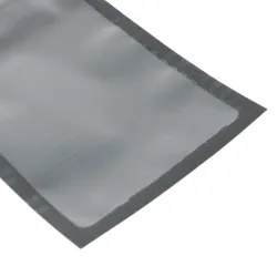 Reclosable plastic bags - mat-black / clear - 7.5 * 13 cm - 100 piecesStorage Bags