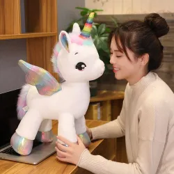 Animales de pelucheUnicornio arcoiris - peluche
