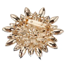 BrochesFlor de margarita grande - broche de cristal