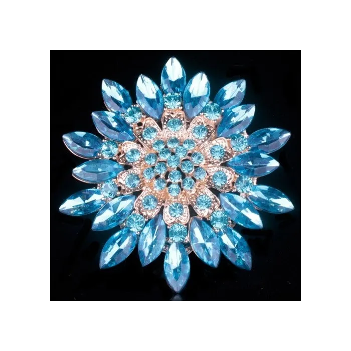 BrochesFlor de margarita grande - broche de cristal