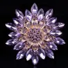 BrochesFlor de margarita grande - broche de cristal