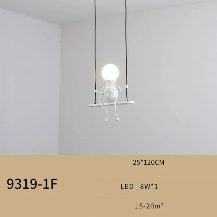 Luces de techoLámpara de techo moderna - muñecas de hierro sentadas