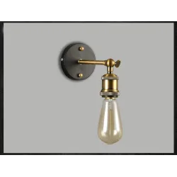 ApliquesLámpara de pared de hierro retro