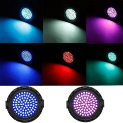 Iluminación de escenarios y eventosLuz láser de escenario - proyector - activado por sonido - remoto - RGB - 78 LED - DMX