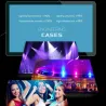 Iluminación de escenarios y eventosLuz láser de escenario - proyector - activado por sonido - remoto - RGB - 78 LED - DMX