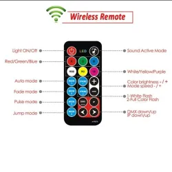 Iluminación de escenarios y eventosLuz láser de escenario - proyector - activado por sonido - remoto - RGB - 78 LED - DMX