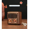 Altavoz BluetoothAltavoz retro de plástico - radio FM digital - Bluetooth