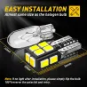 T10Bombilla LED para coche - T10 - 2835 SMD - W5W - Canbus - 6000K blanco - 10 piezas