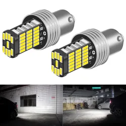 LEDBombilla LED para coche - luz de marcha atrás - P21W - Canbus - DRL - 2 piezas