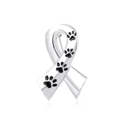 BrochesBroche en forma de cinta - estampado de pata de mascota