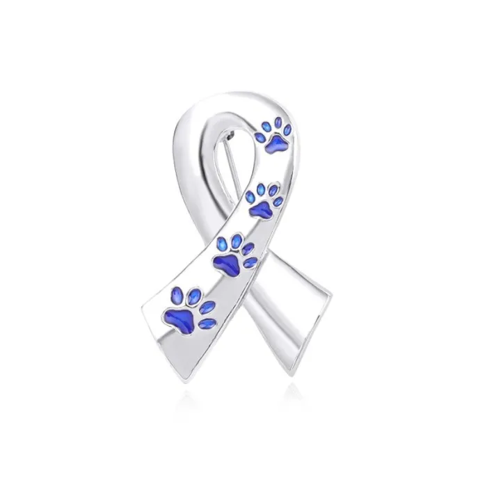 BrochesBroche en forma de cinta - estampado de pata de mascota