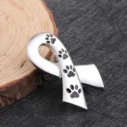 BrochesBroche en forma de cinta - estampado de pata de mascota