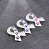 Ribbon shaped brooch - pet paw printBrooches
