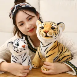 Animales de pelucheTigre blanco - peluche