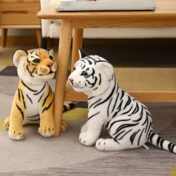Animales de pelucheTigre blanco - peluche