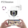 Cámaras de seguridadCámara CCTV de seguridad - visión nocturna - exterior - WiFi - 2MP - PTZ - HD - 1080P