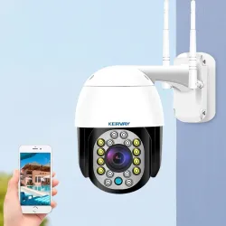Cámaras de seguridadCámara CCTV de seguridad - visión nocturna - exterior - WiFi - 2MP - PTZ - HD - 1080P