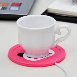 Calentadores de tazaCalentador de tazas de silicona - calentador de té / café / leche - USB - 5V