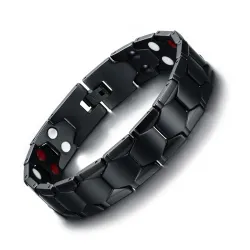 PulserasBrazalete de magnetoterapia - adelgazante / energético - 4000 Gauss - acero inoxidable