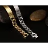 PulserasPulsera de acero inoxidable - Jesús / cruz