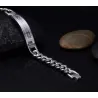 PulserasPulsera de acero inoxidable - Jesús / cruz