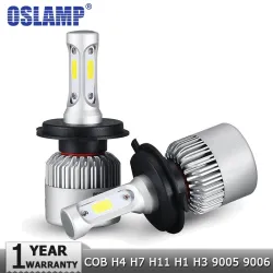 H7OSLAMP - COB 12V - 24V LED - faros de coche - bombilla - Hi-Lo beam - 72W - 8000LM - 6500K - 2 piezas