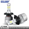 H7OSLAMP - COB 12V - 24V LED - faros de coche - bombilla - Hi-Lo beam - 72W - 8000LM - 6500K - 2 piezas
