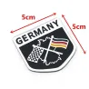 PegatinasEtiqueta engomada del coche - emblema de metal - bandera alemana