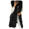 ChaquetasElegante abrigo sin mangas - chaleco de piel.