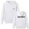 Stylish hoodie - fleece jacket - with pockets - SECURITY letteringHoodies & Sweatshirt