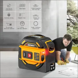 ÓpticaSW-TM40 - telémetro láser - medidor de distancia - cinta métrica - autoblocante - 40m
