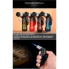 Mini butane lighter - jet flame - windproof - with capLighters